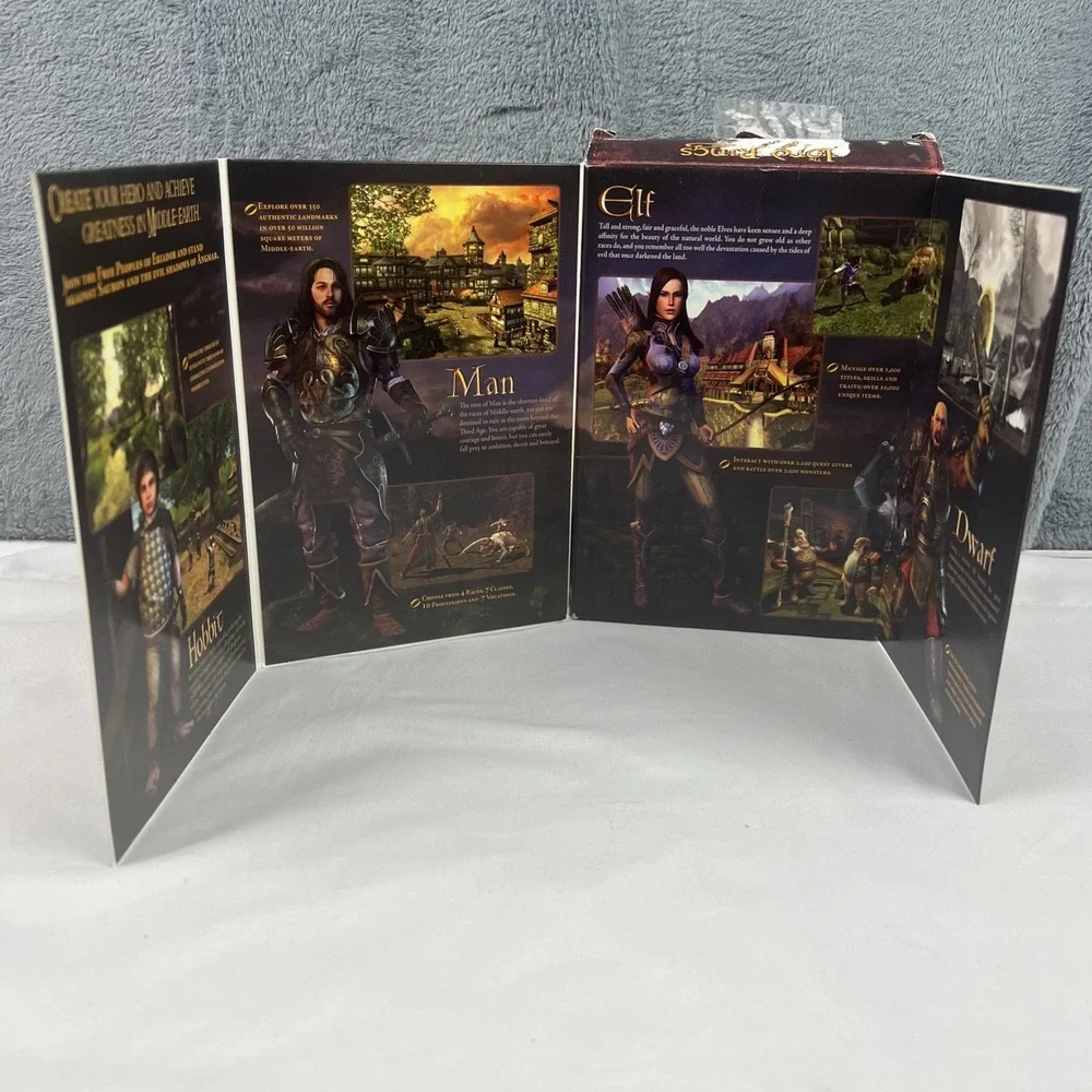Lord of the Rings Online: Shadows of Angmar (PC, 2007) Disc 2 Only Extra Manuals